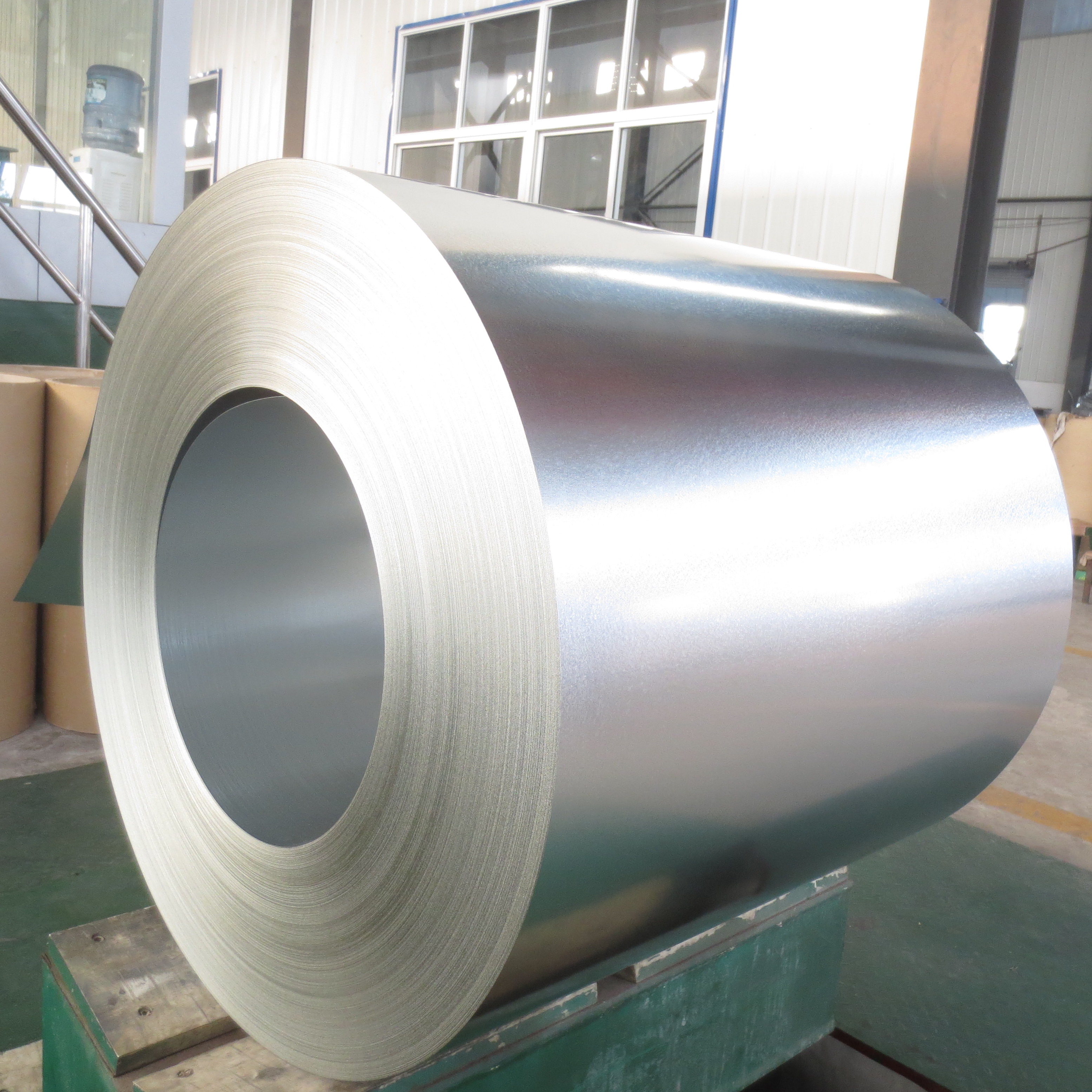 Zero spangle galvanized steel coil